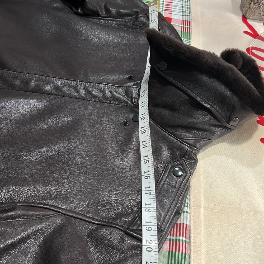 The CockPit USA Goatskin Leather Bomber Jacket 38R - Picture 16 of 16